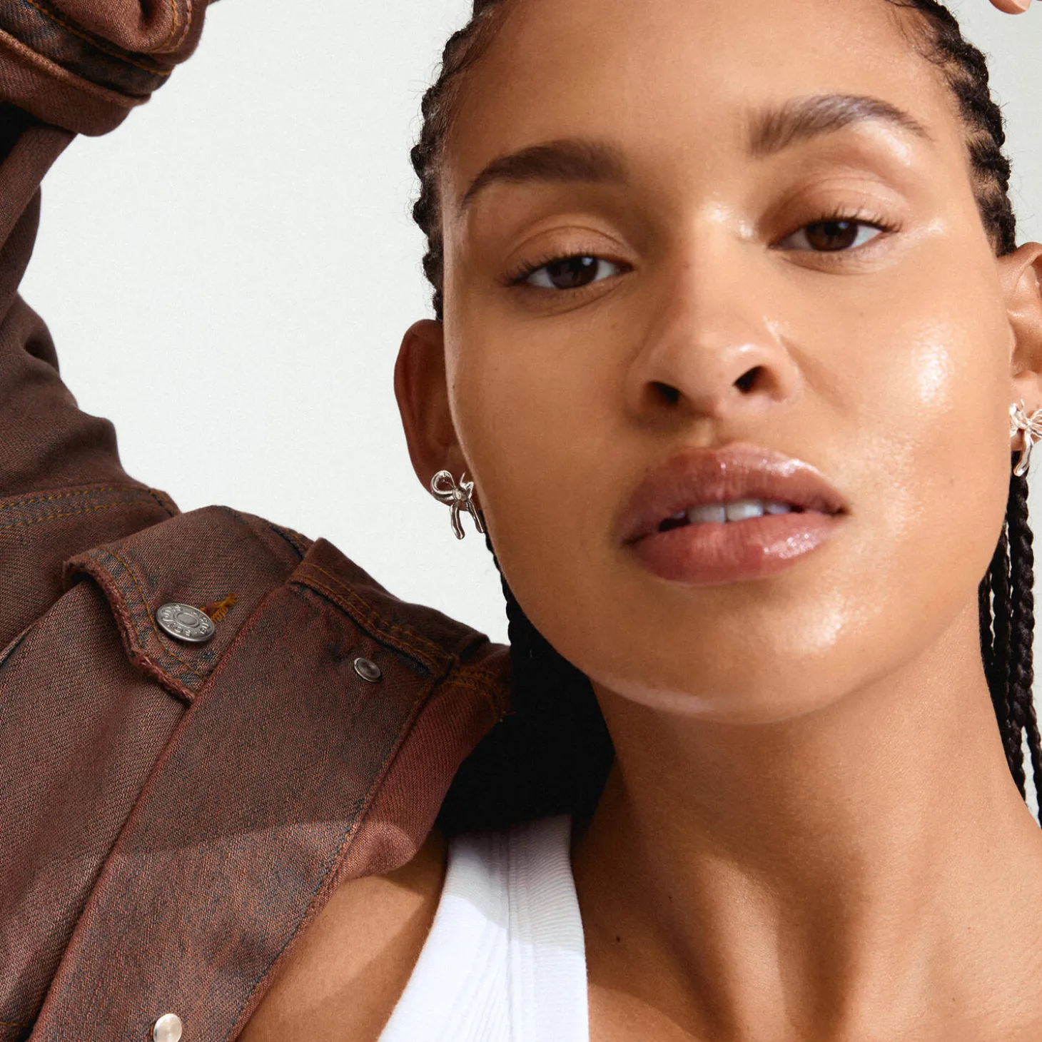 CASSIAN Ørestikker, silver plated