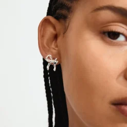 CASSIAN Ørestikker, silver plated