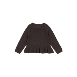Cathy Knit Sweater, brown melange