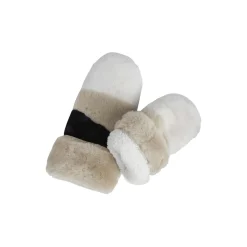 CattyMBG Mitten, bl. w/offw.+caramel+bl.