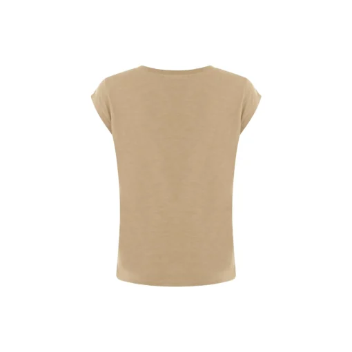 CC Heart basic T-shirt, warm sand