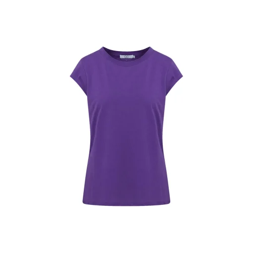 CC Heart Basic T-shirt, warm purple