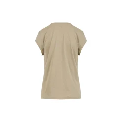 CC Heart Basic V-neck T-shirt, sand olive