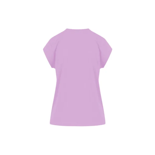 CC Heart Basic V-neck T-shirt, lavender