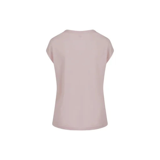 CC Heart Basic V-neck T-shirt, daisy pink