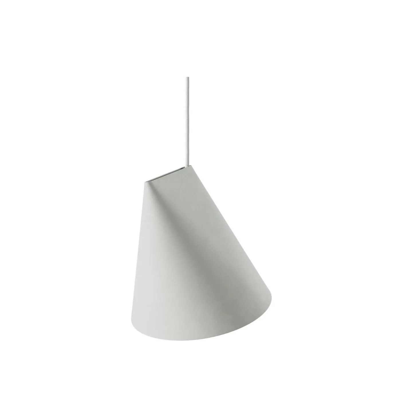 Ceramic Pendant, light grey