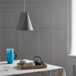 Ceramic Pendant, light grey