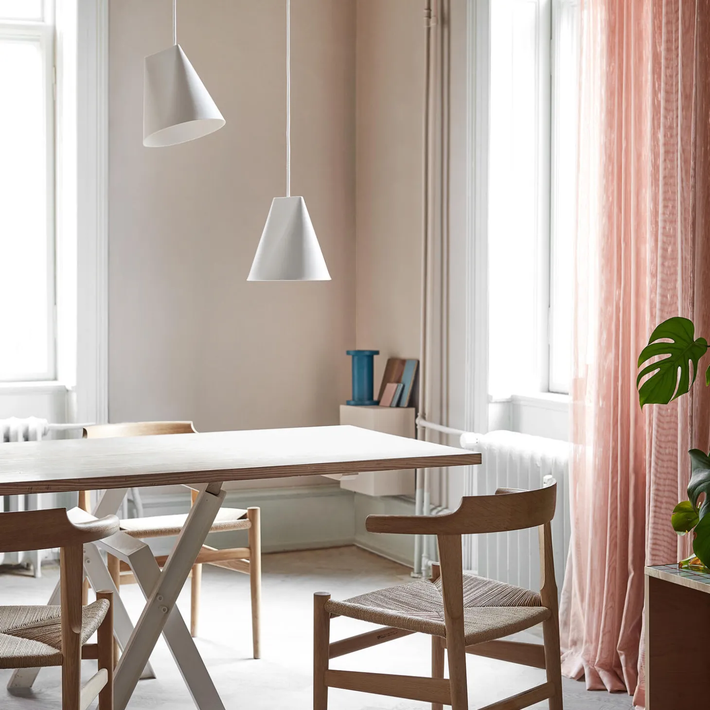 Ceramic Pendant, white