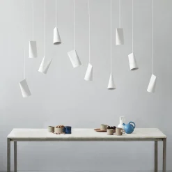 Ceramic Pendant, white