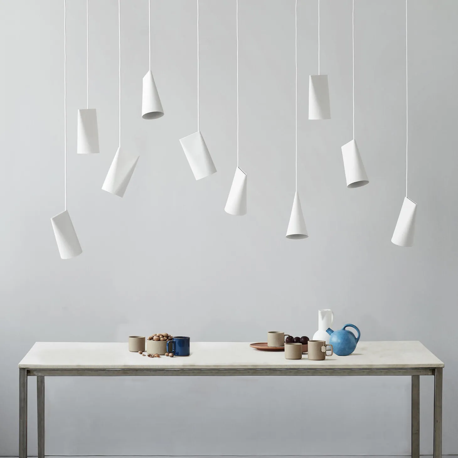 Ceramic Pendant, white