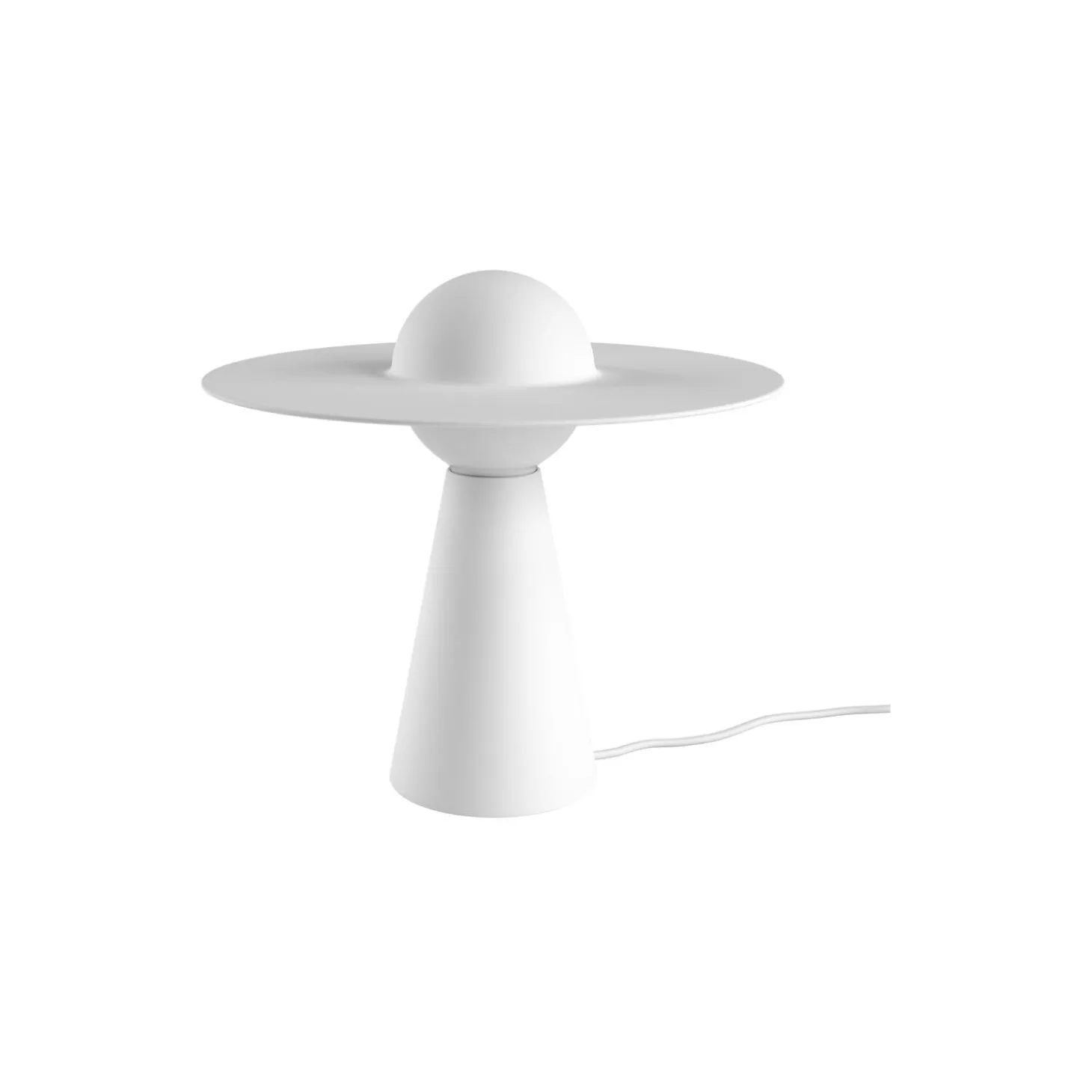 Ceramic Table Lamp, white