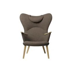 CH78 Mama Bear loungestol, brown/olieret eg