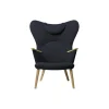 CH78 Mama Bear loungestol, navy/olieret eg