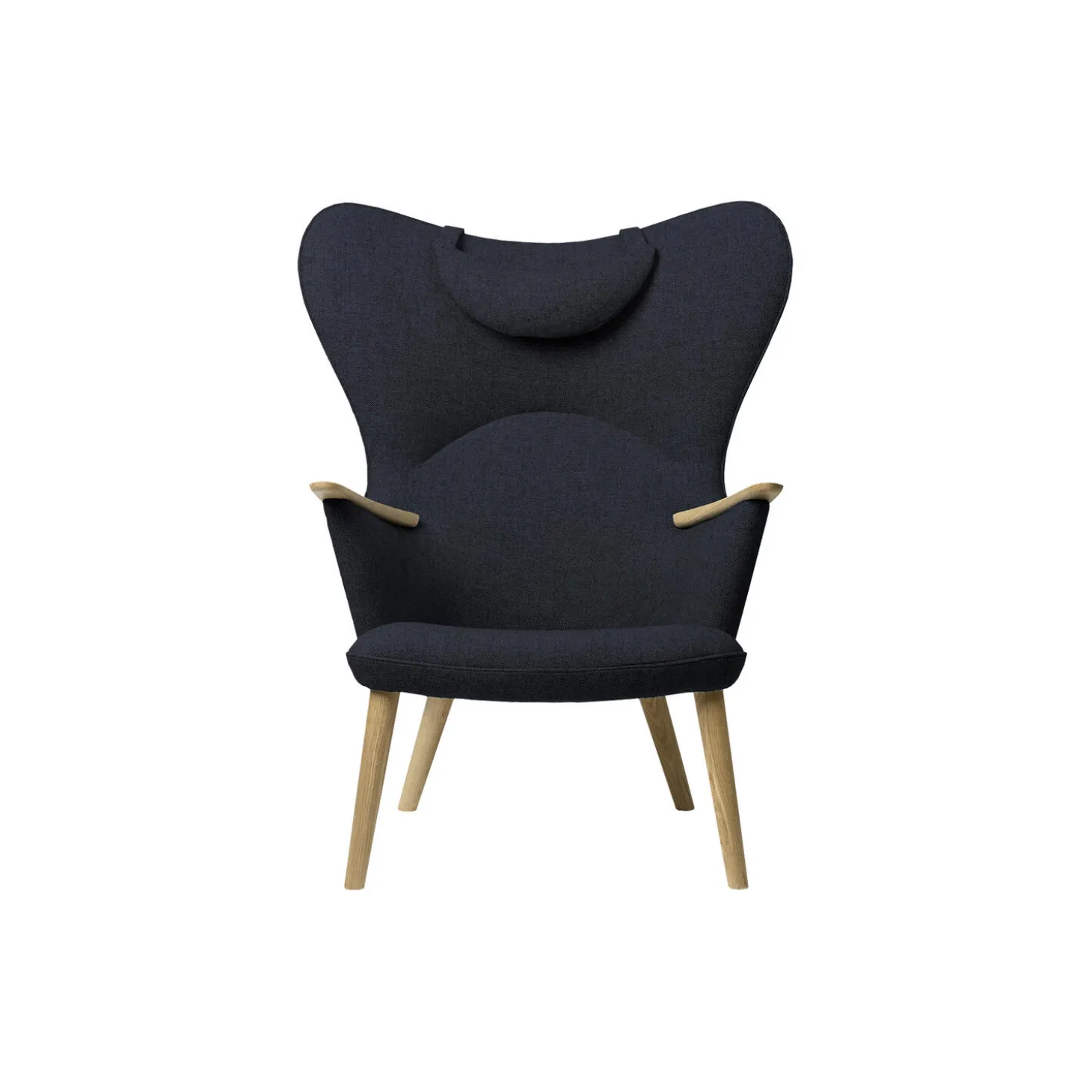 CH78 Mama Bear loungestol, navy/olieret eg