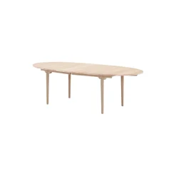 CH339 spisebord, hvidolieret eg