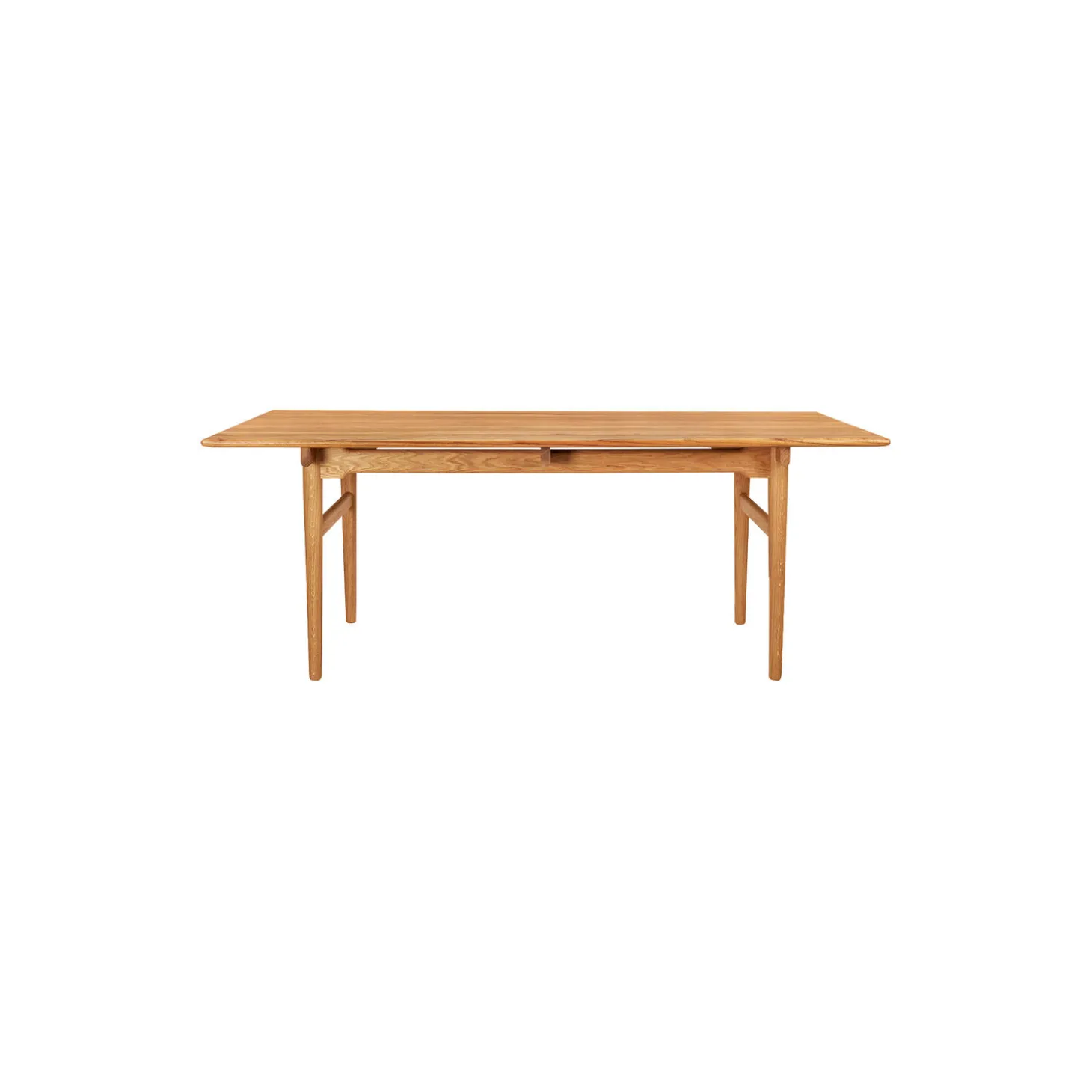 CH327 spisebord, olieret teak/olieret eg