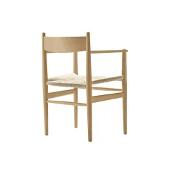 CH37 spisebordsstol, olieret eg/natur