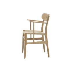 CH26 spisebordsstol, olieret eg/natur