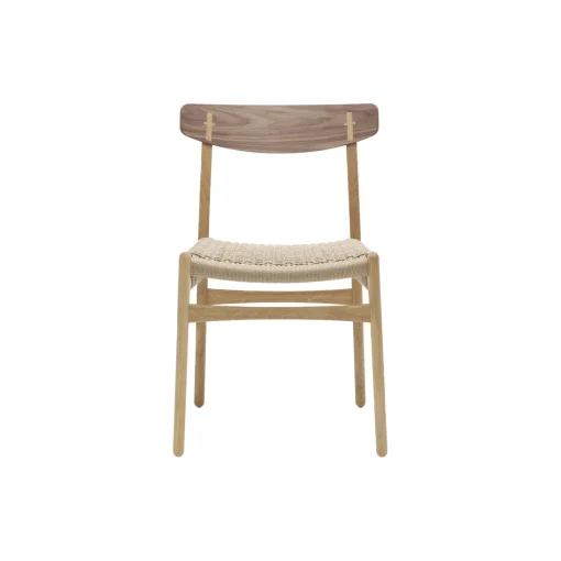 CH23 spisebordsstol, olieret eg/olieret valnød/natur