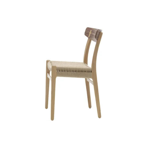 CH23 spisebordsstol, olieret eg/olieret valnød/natur