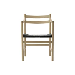 CH46 spisebordsstol, olieret eg/sort