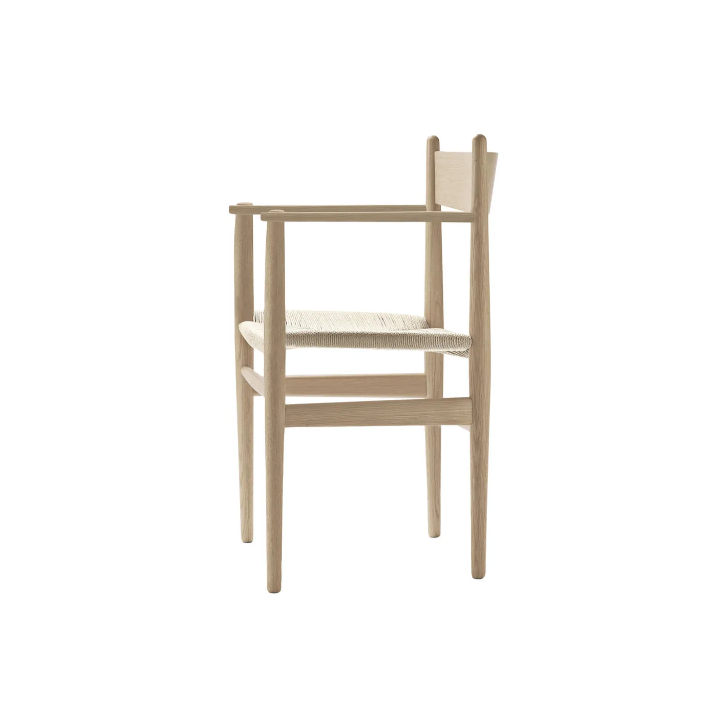CH37 spisebordsstol, sæbebehandlet eg/natur