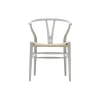 CH24 Y-stolen spisebordsstol, silver grey/natur