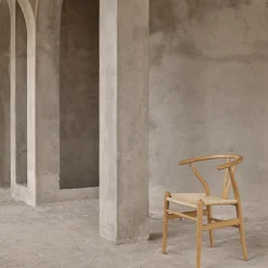 CH24 Y-stolen spisebordsstol, olieret eg/natur