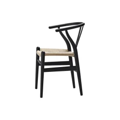 CH24 Y-stolen spisebordsstol, soft black