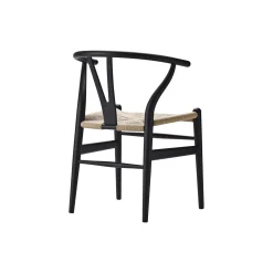 CH24 Y-stolen spisebordsstol, soft black