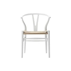 CH24 Y-stolen spisebordsstol, soft white
