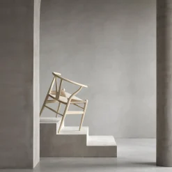 CH24 Y-stolen spisebordsstol, soft barley