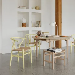 CH24 Y-stolen spisebordsstol, soft hollyhock