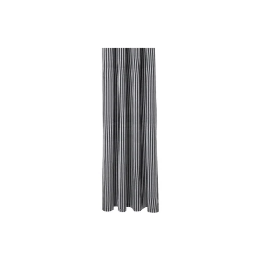 Chambray Shower Curtain, striped