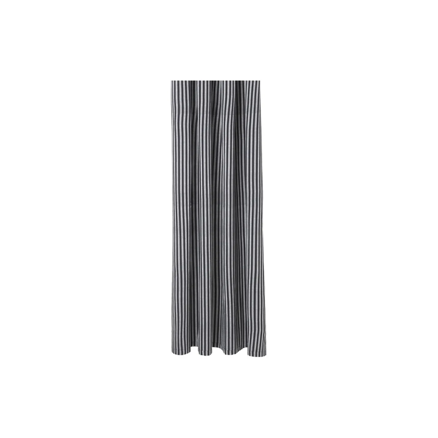 Chambray Shower Curtain, striped