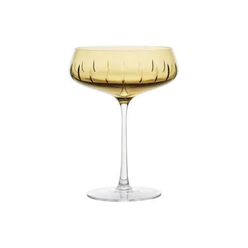Champagne Coupe Single Cut, amber