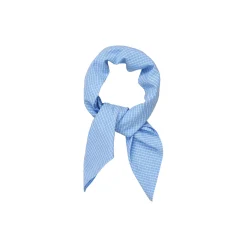 Charlie Scarf Check, mix blue