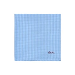 Charlie Scarf Check, mix blue
