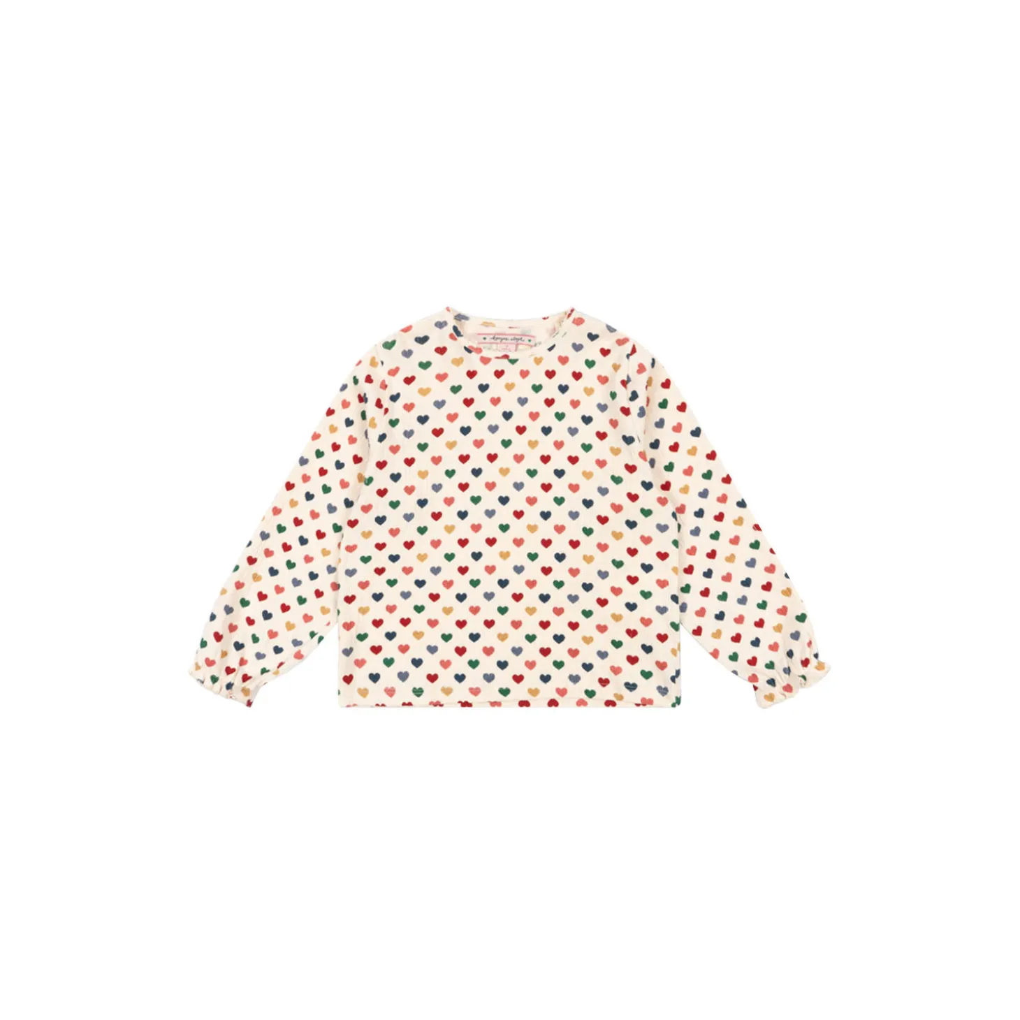 Chleo Blouse, coeur coloré