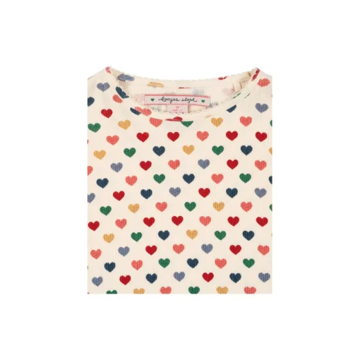 Chleo Blouse, coeur coloré