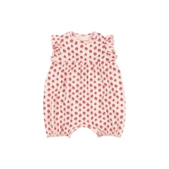 Chleo Frill Romper, rosie rose