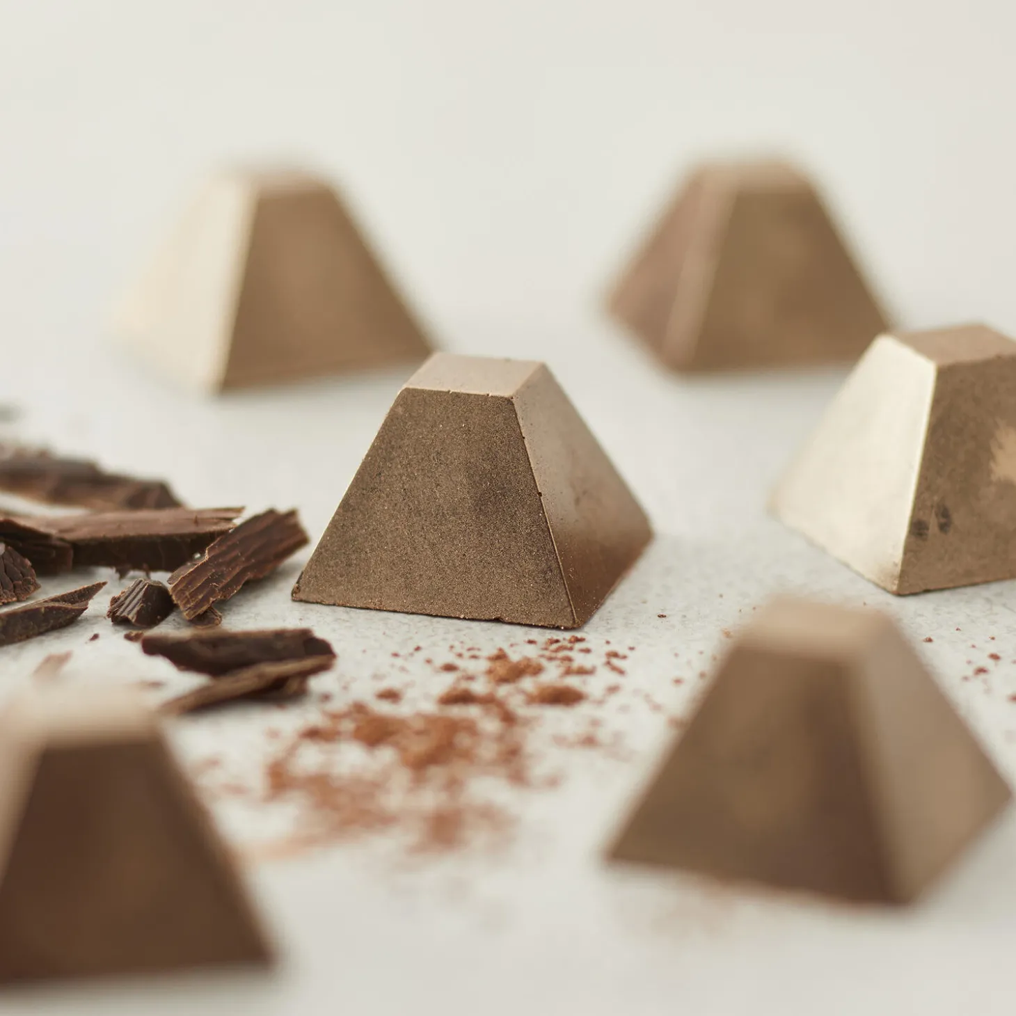 Chokoladeform pyramide til 21 stk.