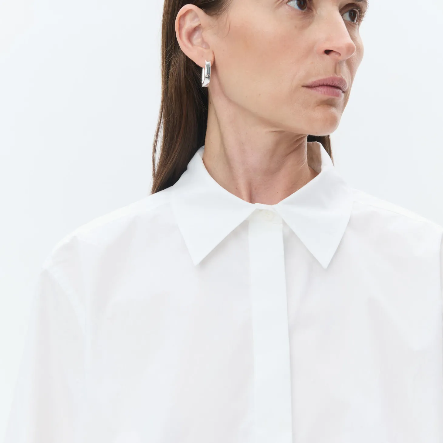 Christiane Solid Cotton RD, bright white