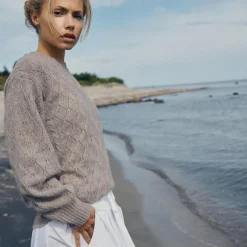 Christine Cable Sweater, dark sand