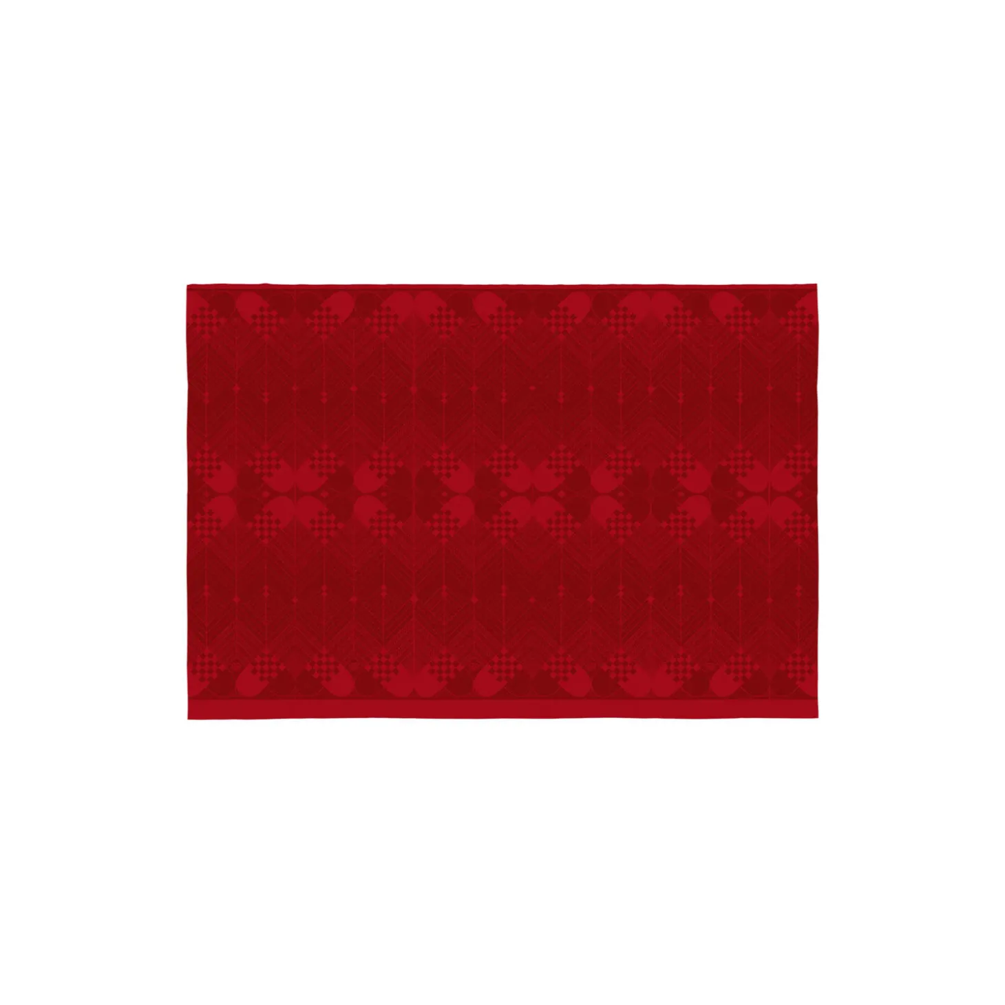 CHRISTMAS dug, deep red