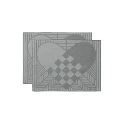 CHRISTMAS RUSTIC dækkeserviet, light grey