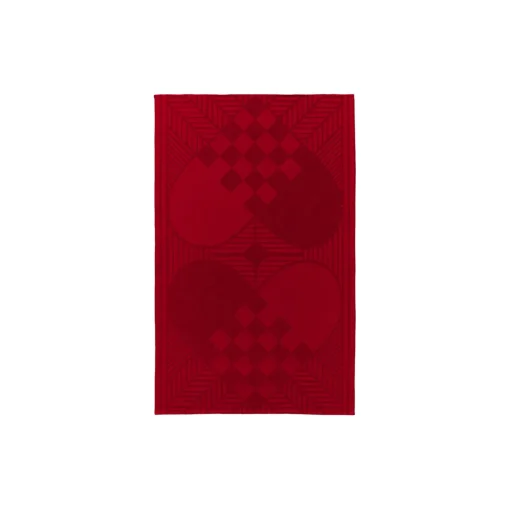 CHRISTMAS viskestykke, deep red