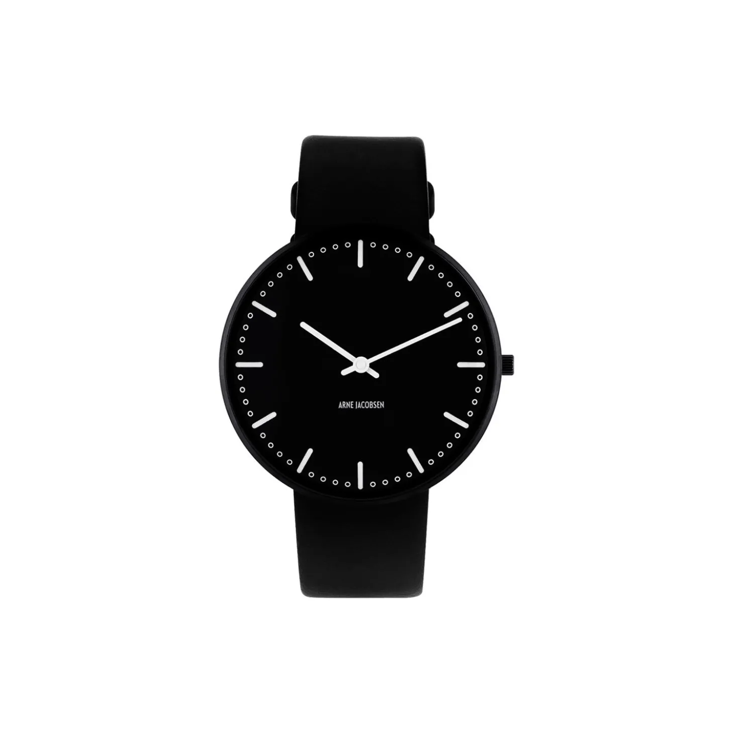 City Hall armbåndsur, black/black/black