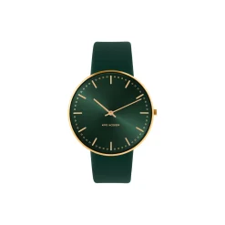 City Hall armbåndsur, green/gold/green