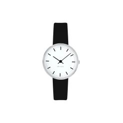 City Hall armbåndsur, white/steel/black